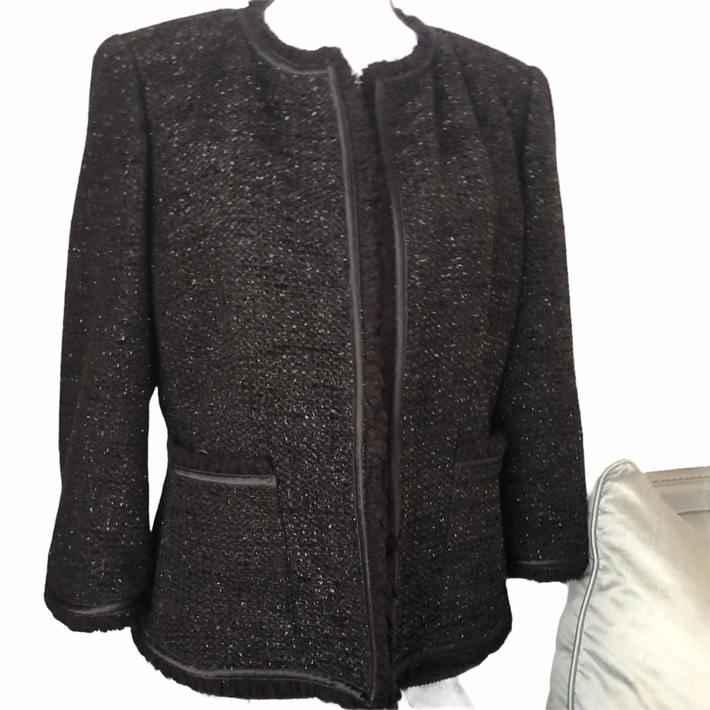 GorgeousTalbots Embellished Fringed Evening Jacket